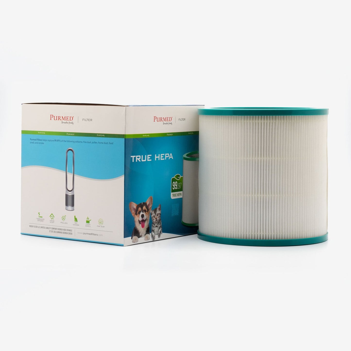 Dyson AM11 BP01 TP00 TP01 TP02 TP03 Compatible Replacement Filter (HEPA + Carbon)