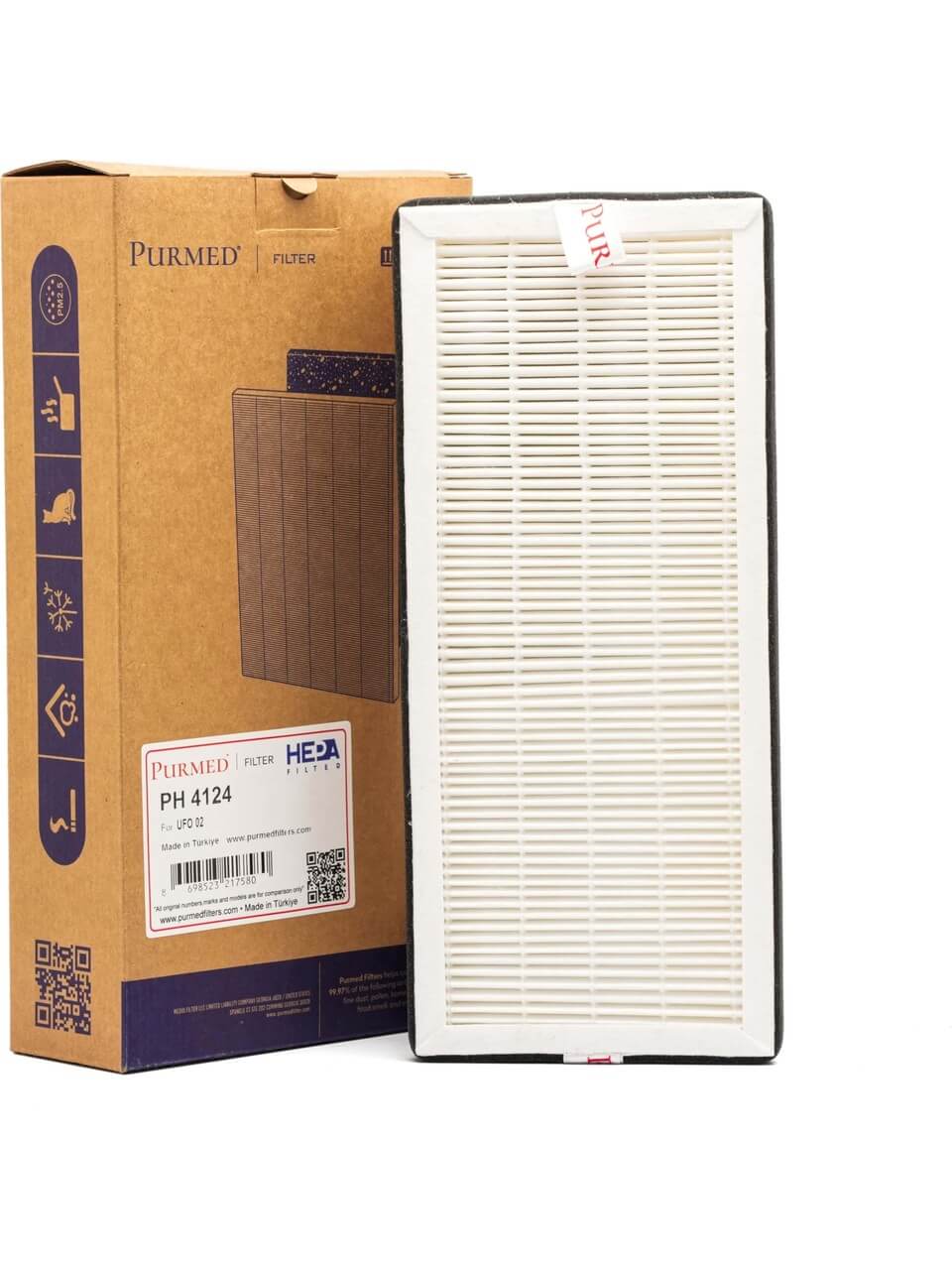 UFO O2 Air Purifier Compatible Replacement Filter (HEPA + Carbon)